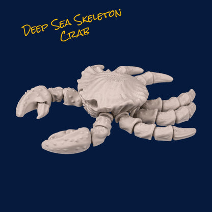 3D Printed Flexi Deep Sea Skeletons – Articulated Critter Collection