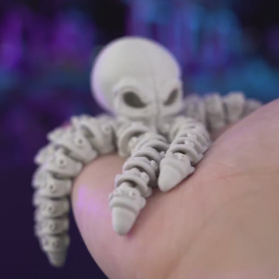 3D Printed Flexi Deep Sea Skeletons – Articulated Critter Collection