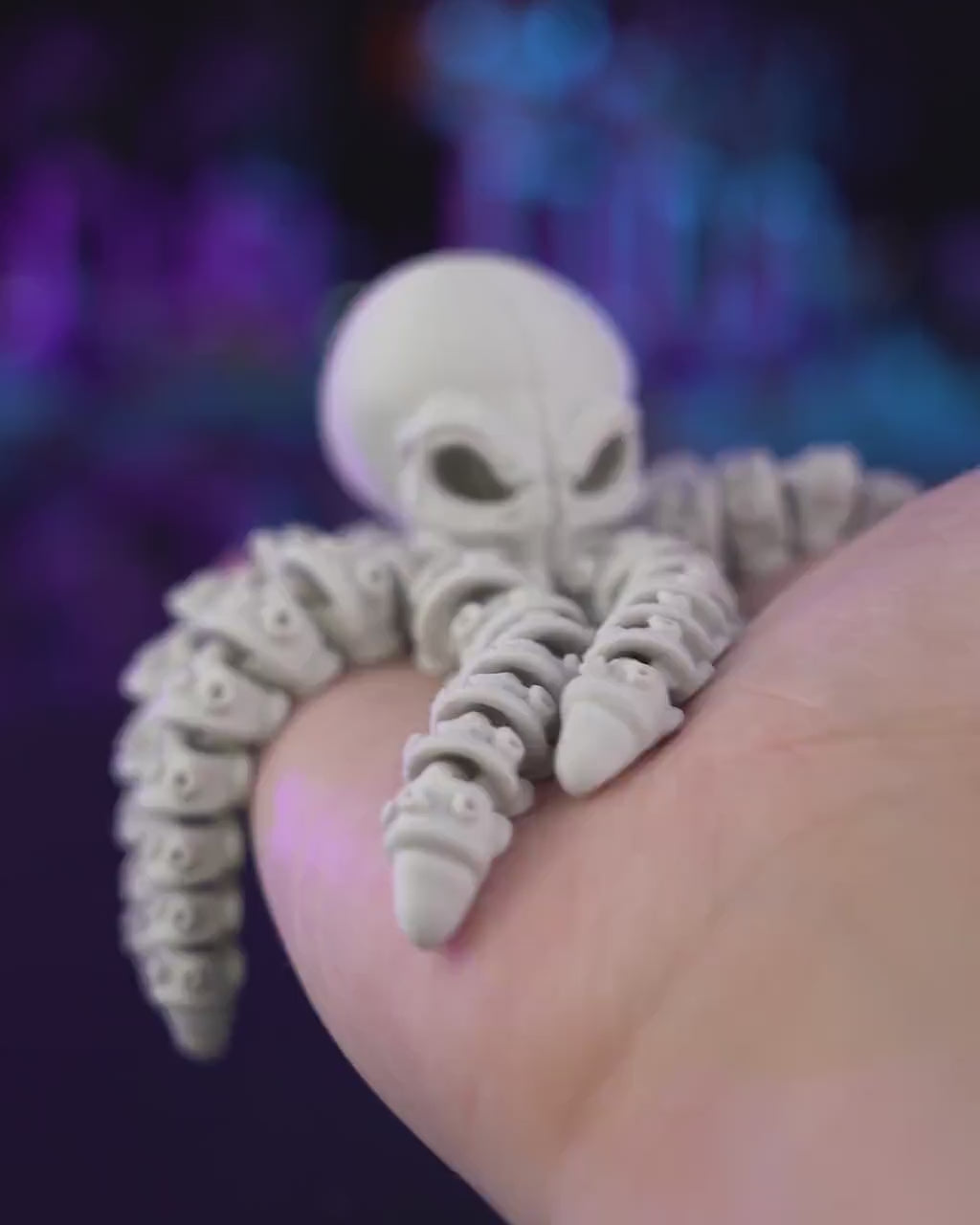 3D Printed Flexi Deep Sea Skeletons – Articulated Critter Collection