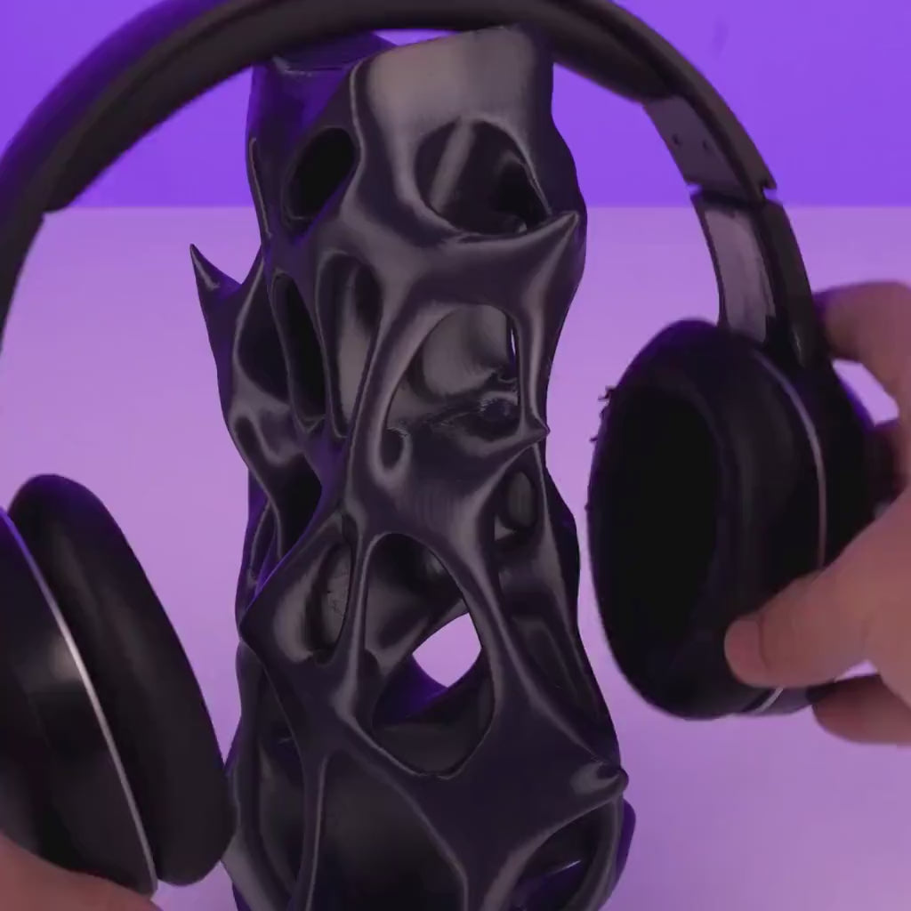 Living Grasp Headphone Holder – Organic 3D Printed Display Stand